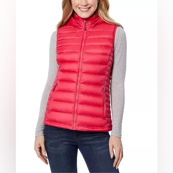 32 Degrees Jackets & Blazers - 32 Degrees Heat Pink Down Packable Puffer Vest Created for Macy's - Medium NWT